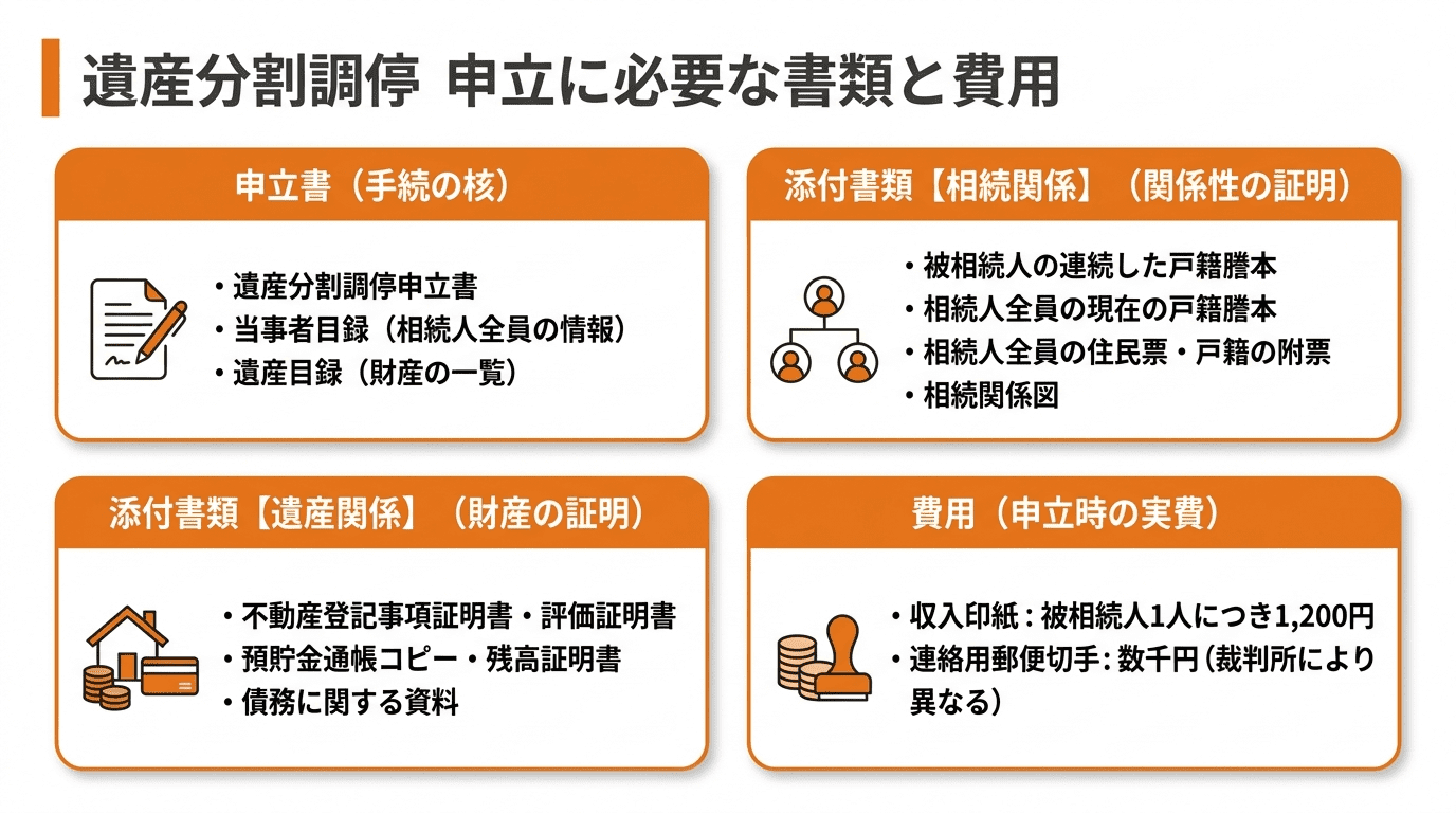 遺産分割調停とは？有利に進める流れ・費用・必要書類を解説 遺産分割