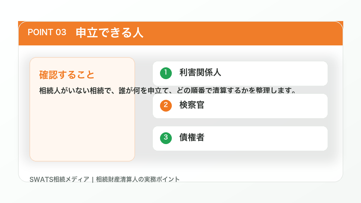 申立できる人の図解
