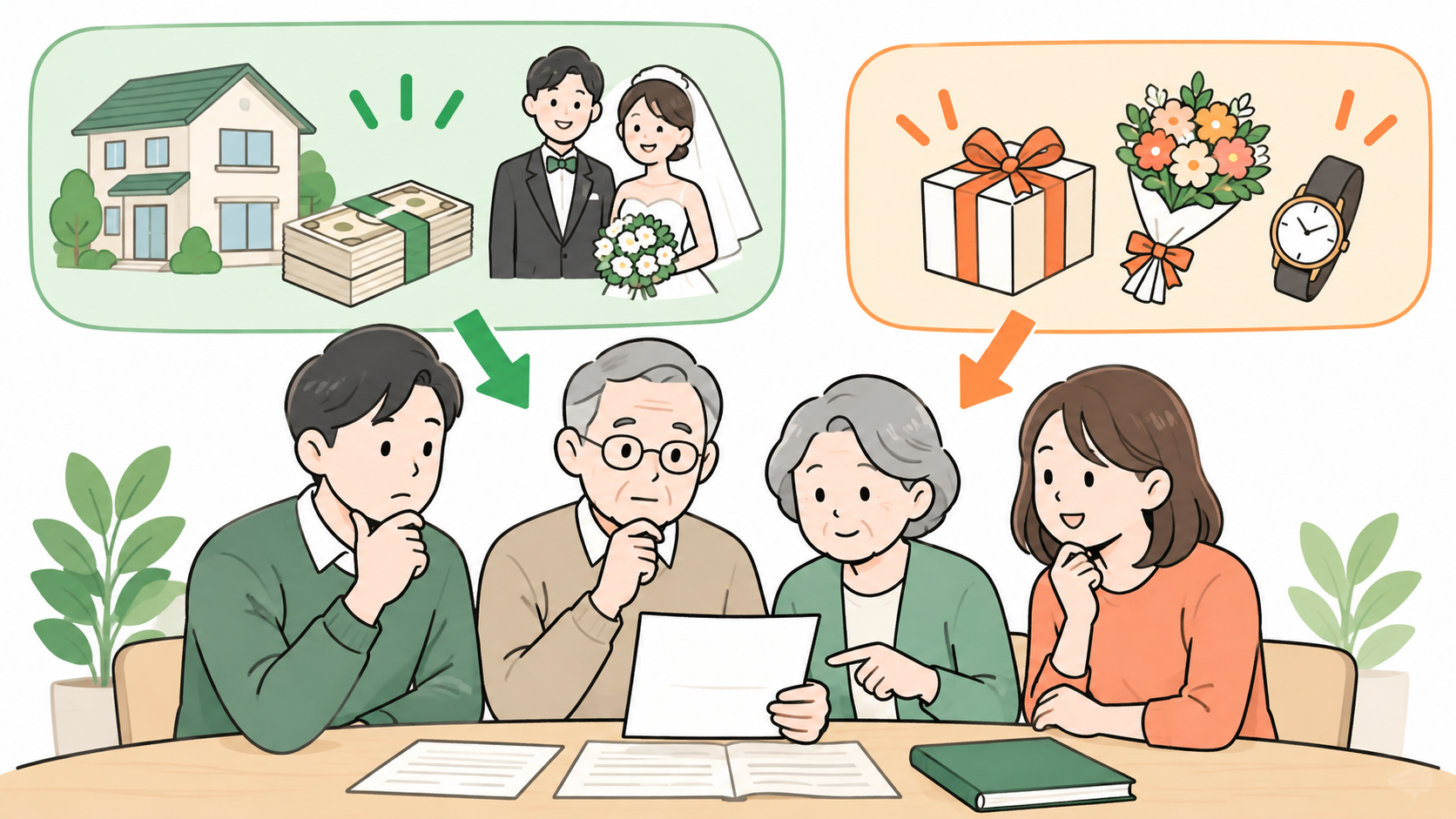 特別受益の対象となる贈与・ならない贈与